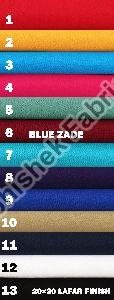 Blue Zade Cotton Fabric 20*20 Laffer
