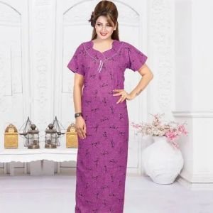 Ladies Printed Cotton Nighty