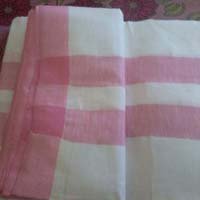 Double Border Linen Dhoti