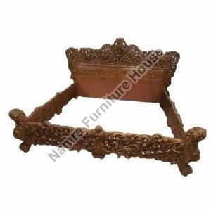 6x5 Feet Wooden Designer Bed