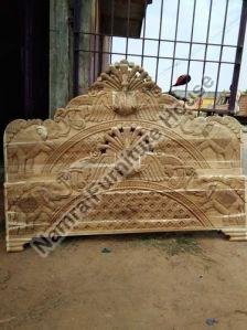 6x6 feet Teak Wood Bed