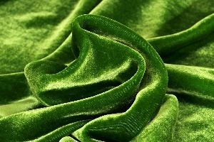 Green Velvet Fabric