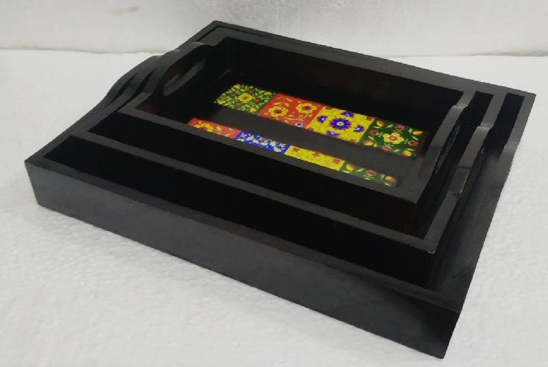 3 Pieces Tray Set
