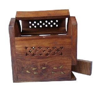 Wooden Brown Agarbatti Holder