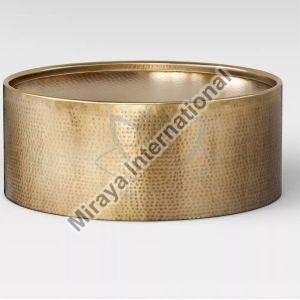 Brass Antique Hammered Coffee Table