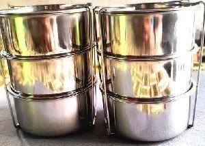 3 Layer Stainless Steel Lunch Box