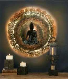 Metal Buddha Wall Art