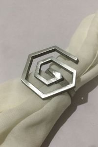 Napkin rings, Color : Silver