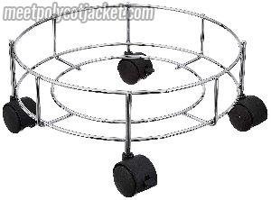 Stainless Steel Cylinder Trolley