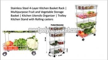 Stainless Steel Vegetable Trolley