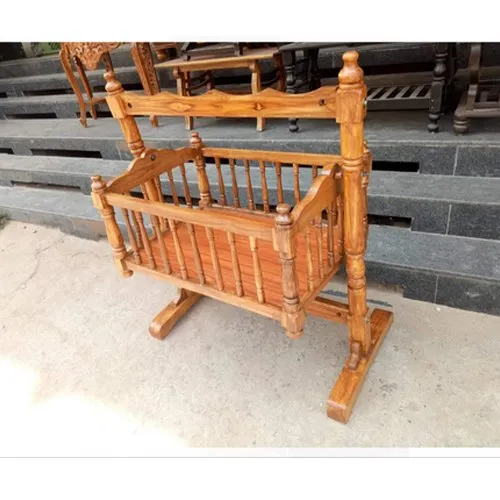 wooden baby cradle swing