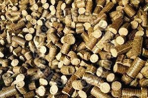 Groundnut Shell Briquettes