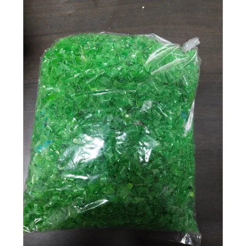 Green Regrind PET Bottle Flakes