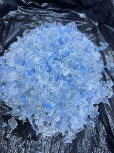 Sky Blue Hot Washed PET Flakes