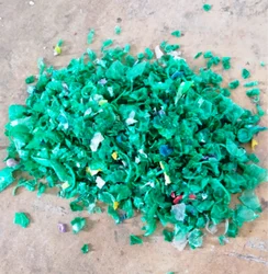Green Unwashed PET Bottle Flake