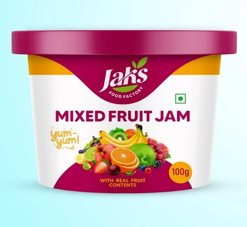 Red Semi Solid Mixed Fruit Jam