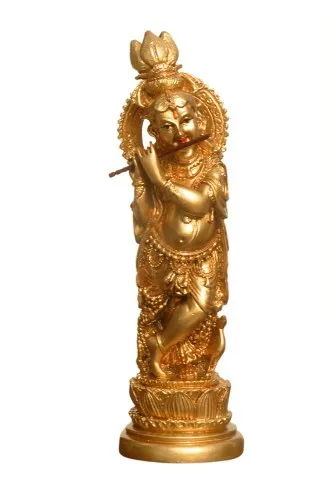 Krishna Polyester Resin Statue