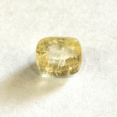 Natural yellow sapphire