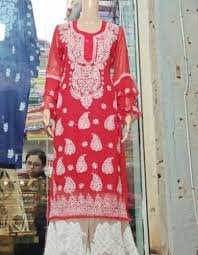 chikan kurti