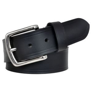 Men Top Grain Black Casual Leather Belt