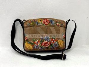 Ladies Brown Crossbody Bag