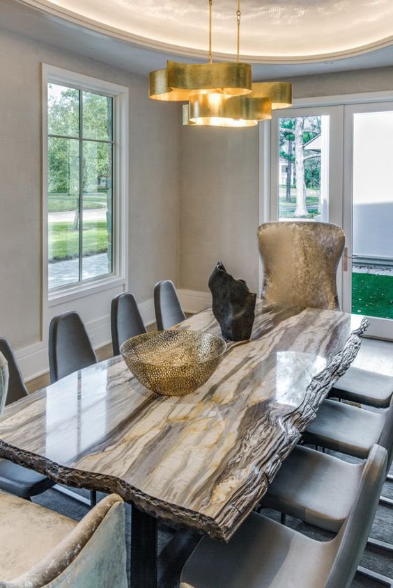 HOME MARBLE TOP TABLE