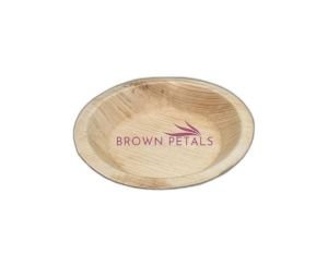 6 Inch Round Areca Leaf Plate