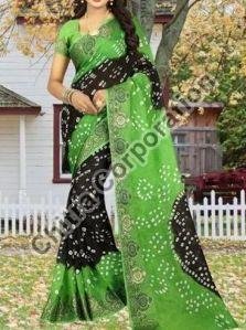Bandhani Silk Saree