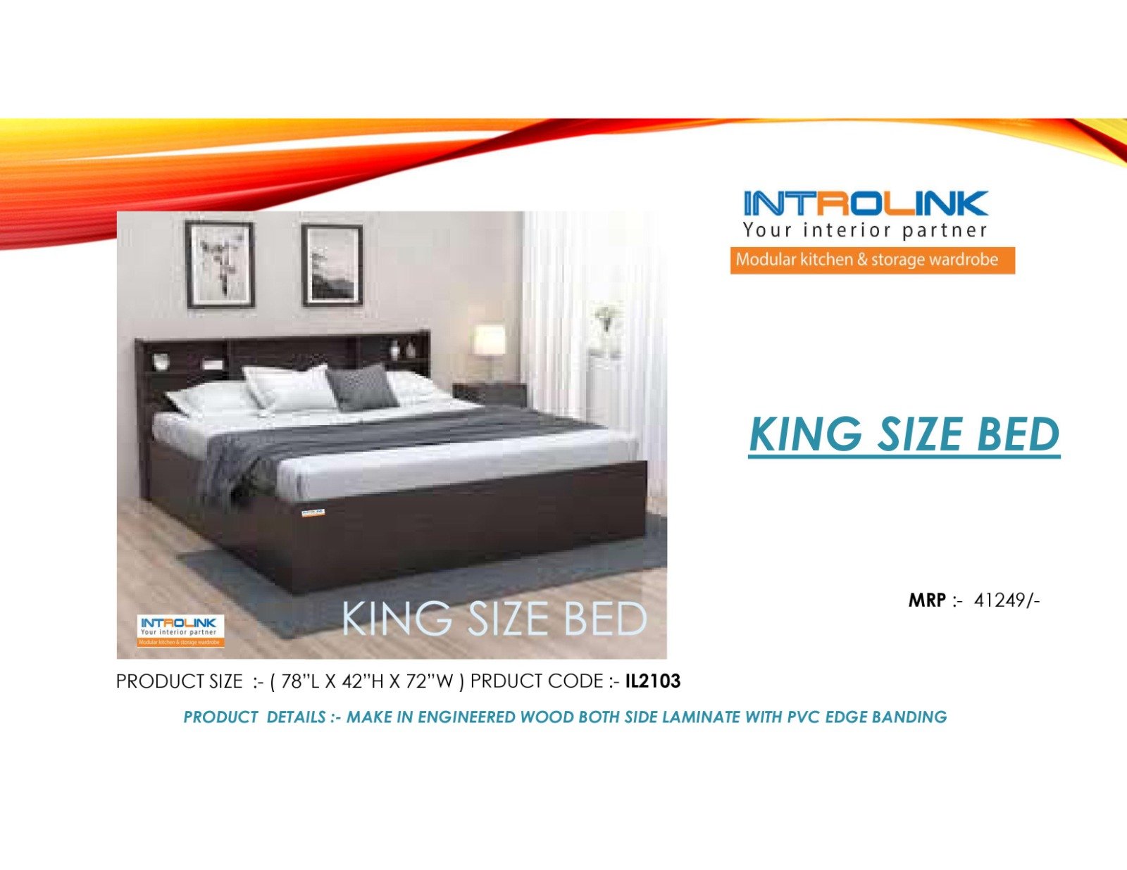 King size bed