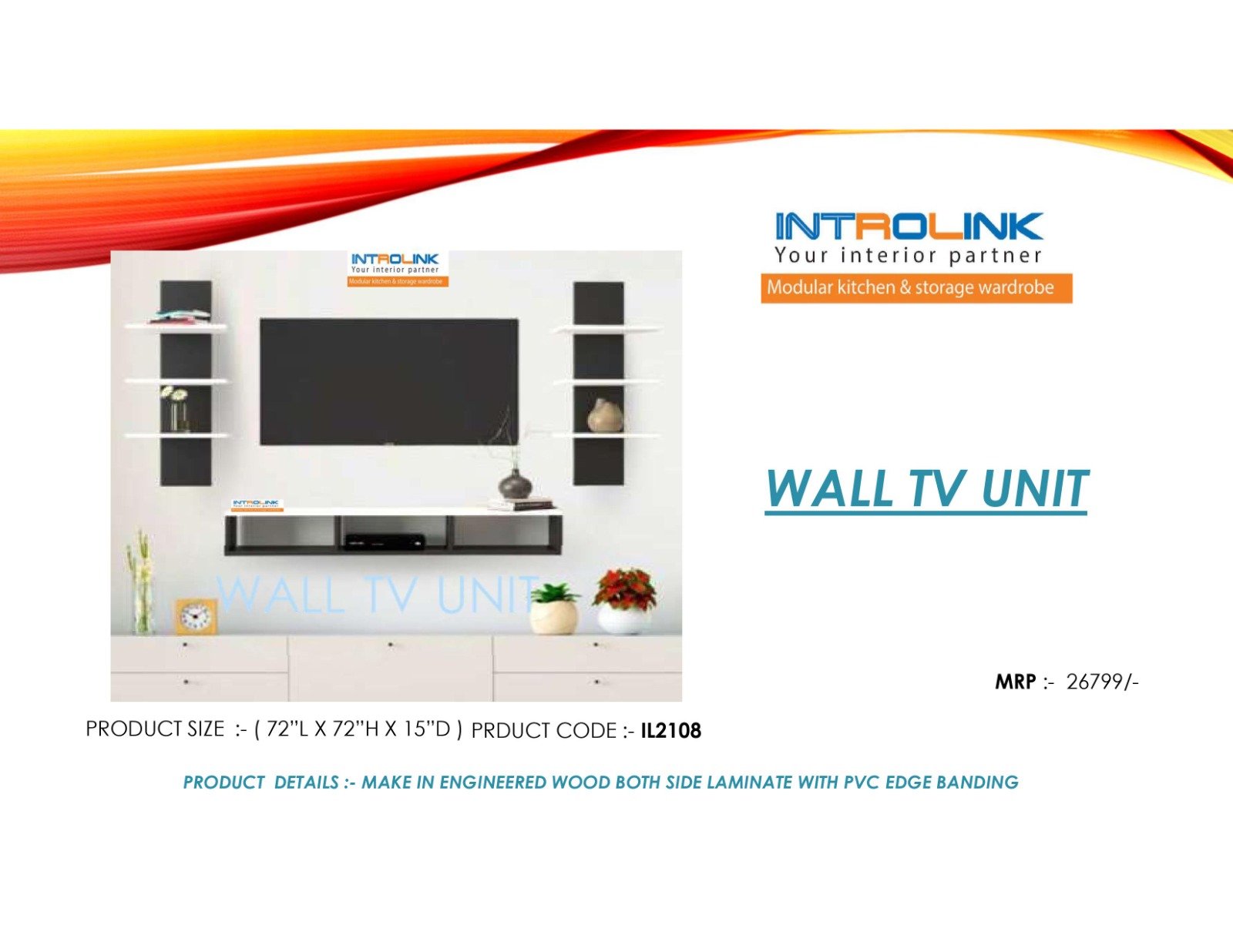 Wall TV unit