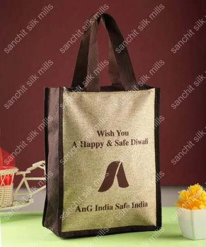 Jute Wine Bag