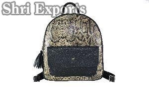 Genuine Leather Ladies Back bag 8028