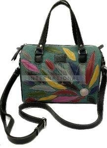 Brown and Black Ladies Handbag