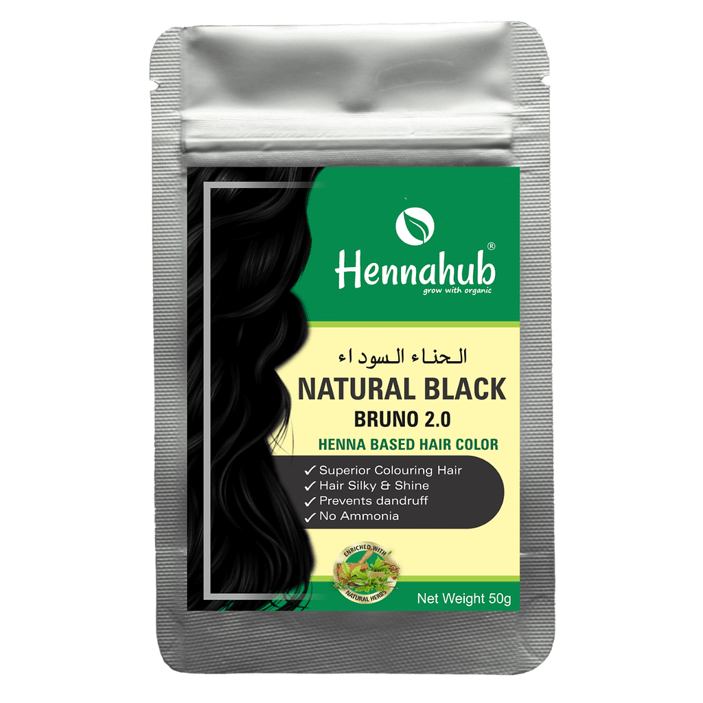 HENNA BASED BLACK HAIR COLOR