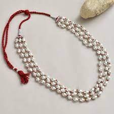 Silver Beaded Necklace