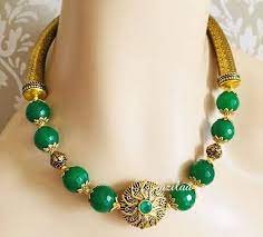 gemstone beaded necklace