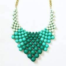 plastic beaded necklace