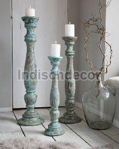 Wooden Candle Stand