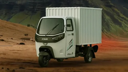 Euler Hi Load EV Electric Cargo Three Wheeler. Full Body