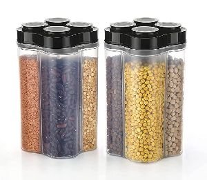 4 in 1 Kitchen Plastic Storage Container
