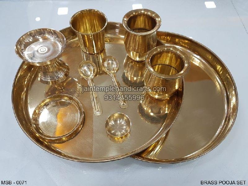 Brass Pooja Thali Set