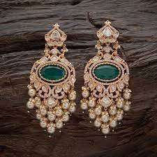 designer kundan earrings
