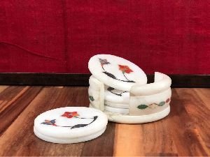 Marble Coaster Set