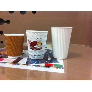 Rippled Disposable Glasses