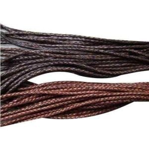 Antique Braided Leather Cord