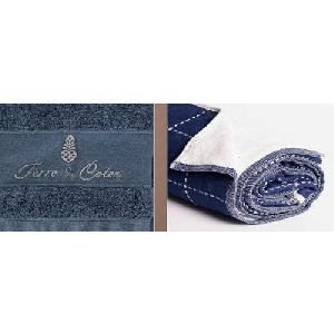 Blue Cotton Towel