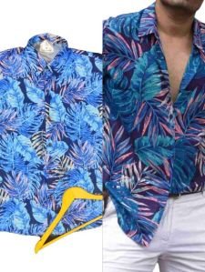 Mens Rayon Printed Shirt