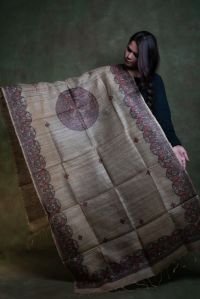 Ghicha Madhubani Hand Painted Dupatta