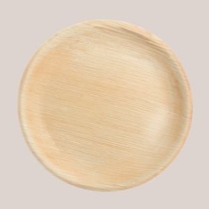 8 Inch Round Areca Leaf Plate