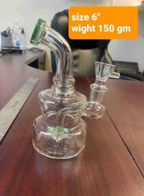 6 Inch Glass Bong